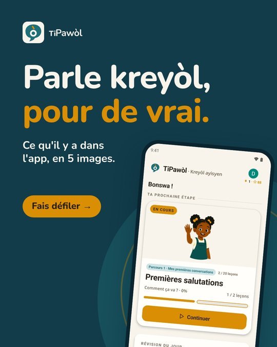 Publication : « Parle kreyòl, pour de vrai. » Ce qu’il y a dans l’app, en 5 images